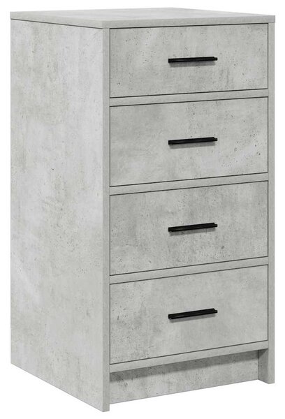 Kosmetický stůl 3 ks Betonově šedá 78,5 x 41 x 135 cm 3334212