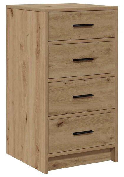 Kosmetický stůl 3 ks Artisanový dub 78,5 x 41 x 135 cm 3334217