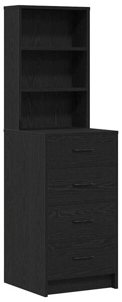 Kosmetický stůl 3 ks Černý dub 78,5 x 41 x 135 cm 3334210