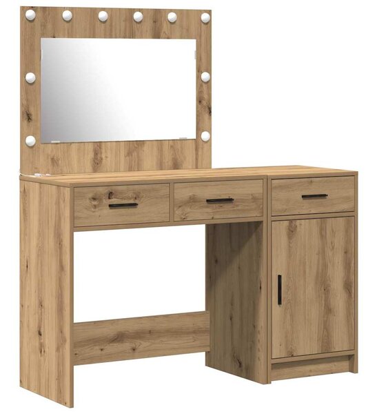Kosmetický stůl 2 ks Hnědá 40 x 41 x 75 cm Kompozitní dřevo 3334235