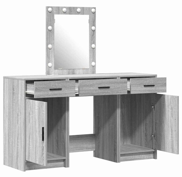 Kosmetický stůl Šedá 50 x 41 x 135 cm Kompozitní dřevo 3334259