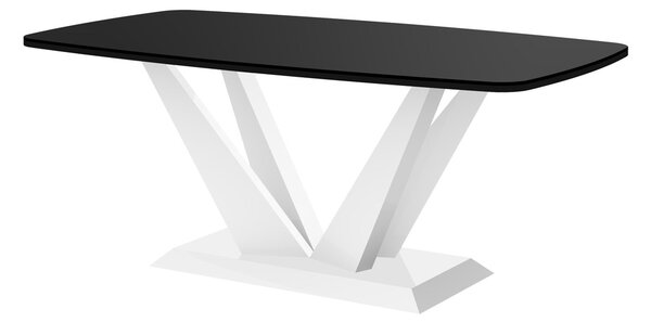 Konferenční stolek PERFETTO MINI (černá lesk/bílá lesk/bílá lesk)