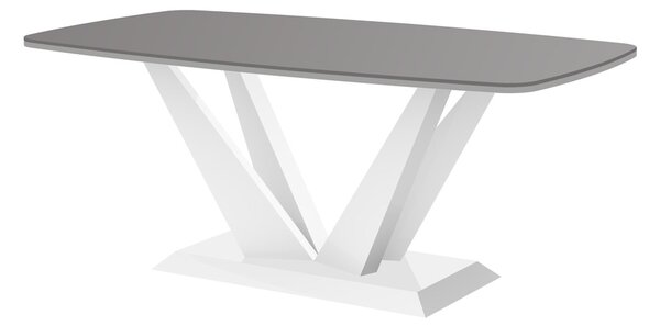 Konferenční stolek PERFETTO MINI (šedá lesk/bílá lesk/bílá lesk)