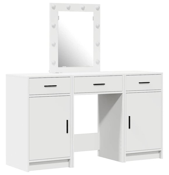 Kosmetický stůl Bílá 50 x 41 x 135 cm Kompozitní dřevo 3334254