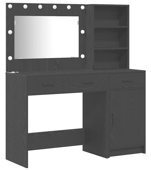 Kosmetický stůl 2 ks Černá 78,5 x 41 x 135 cm Kompozitní dřevo 3334264
