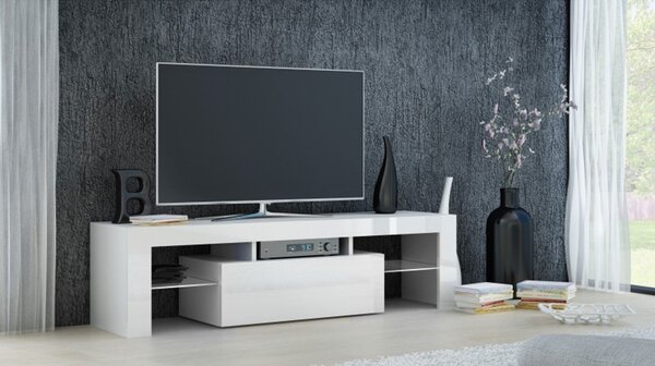 Stolek pod televizi DEKO 140 cm bílý
