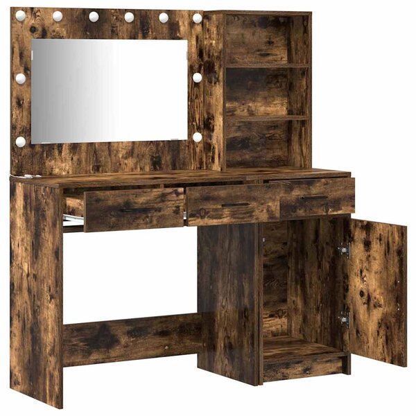 Kosmetický stůl 2 ks Hnědá 78,5 x 41 x 135 cm Kompozitní dřevo 3334267
