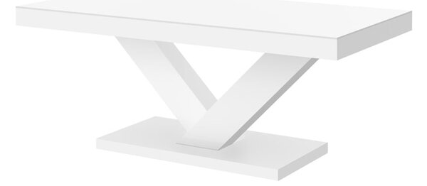 Konferenční stolek VICTORIA MINI (bílá mat/bílá lesk/bílá mat)