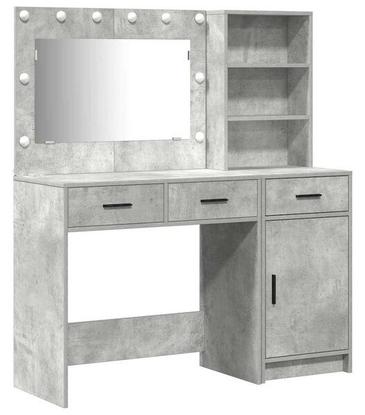Kosmetický stůl 2 ks Šedá 78,5 x 41 x 135 cm Kompozitní dřevo 3334266