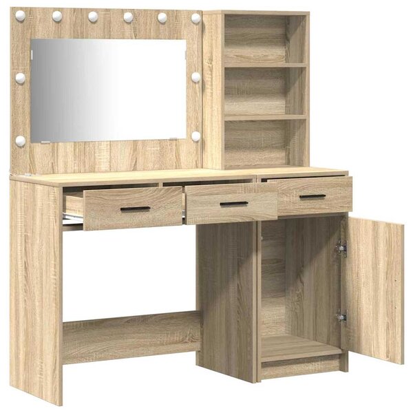 Kosmetický stůl 2 ks Hnědá 78,5 x 41 x 135 cm Kompozitní dřevo 3334265