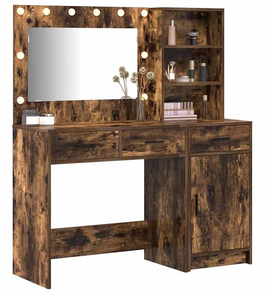 Kosmetický stůl 2 ks Hnědá 78,5 x 41 x 135 cm Kompozitní dřevo 3334267