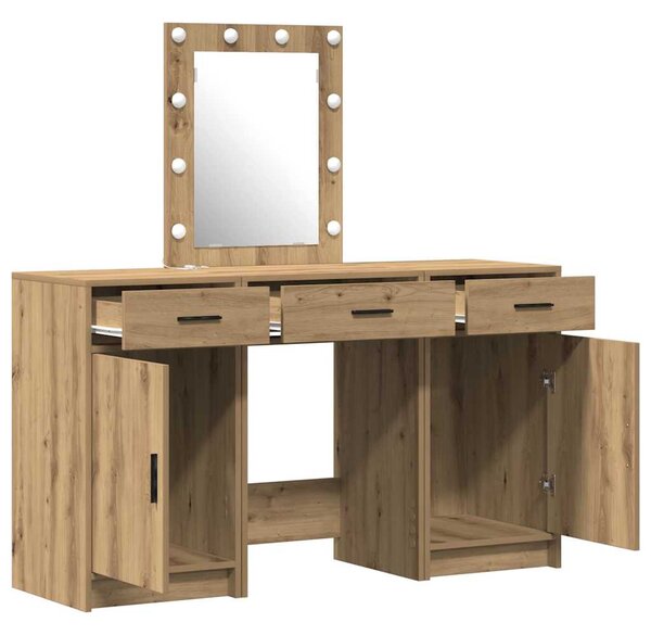 Kosmetický stůl Hnědá 50 x 41 x 135 cm Kompozitní dřevo 3334262