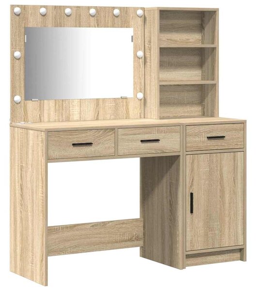 Kosmetický stůl 2 ks Hnědá 78,5 x 41 x 135 cm Kompozitní dřevo 3334265