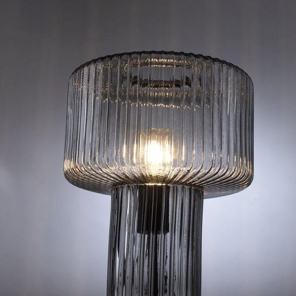 Paul Neuhaus Stolní lampa FUNGUS, 1xE27, v. 35 cm Barva: Kouřová