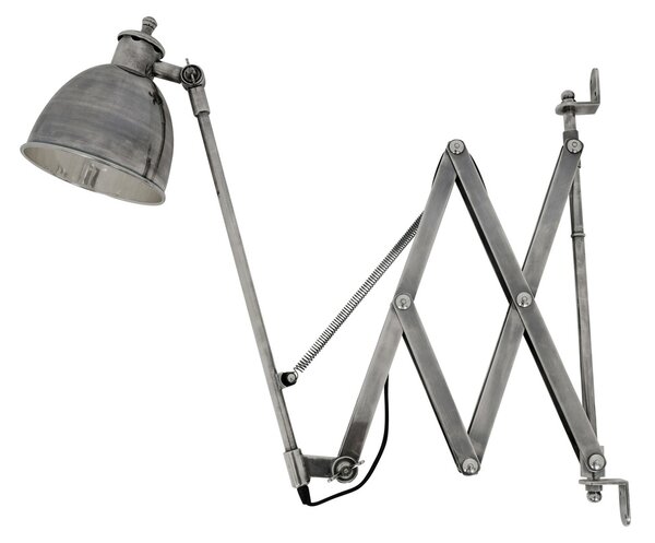 Nástěnná lampa Travis Barva: stříbrná