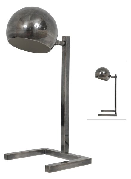Retro stolní lampička BALL Barva: spálená černá