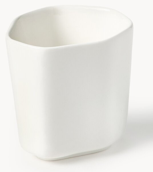 Sada porcelánových šálků na espresso v organickém tvaru Joana, 4 díly