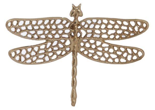 Kovová nástěnná dekorace 24x17,5 cm Dragonfly – Light & Living