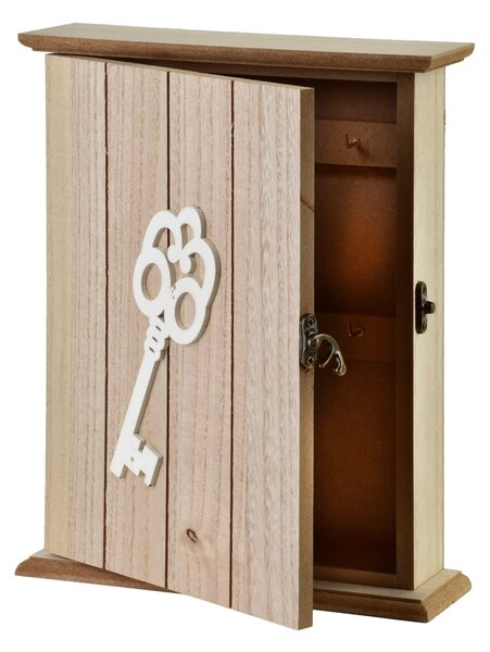 Mondex Dřevěná skříňka na klíče STACY Key 20x6x24,5 cm hnědá