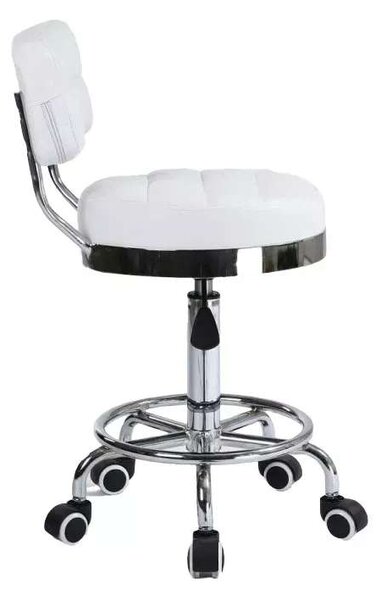 LuxuryForm DESIGN Židle / taburet LEON - bílá