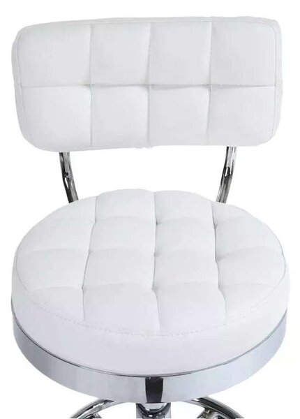 LuxuryForm DESIGN Židle / taburet LEON - bílá