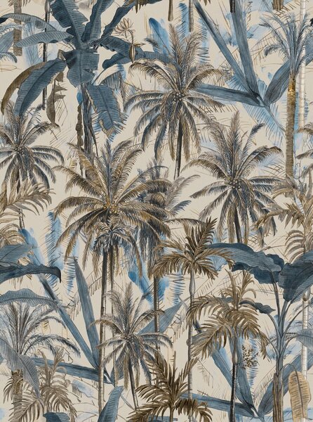 Mind the Gap WP 20524 The Jungle Smoke Blue