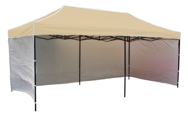ShopJK Nůžkový stan profi 3 x 6 m bílý