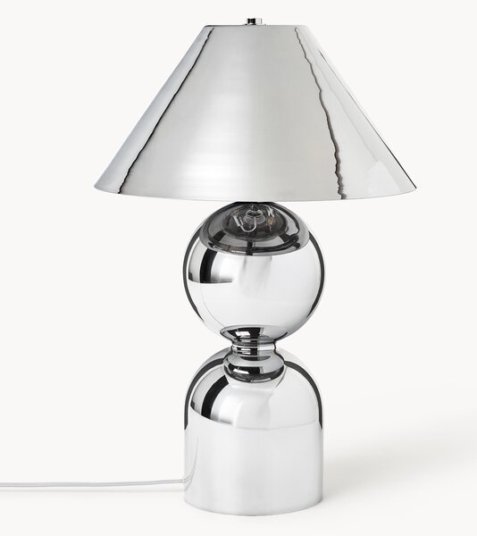 Velká stolní lampa se zrcadlovým sklem a nastavitelným stínidlem Danielle
