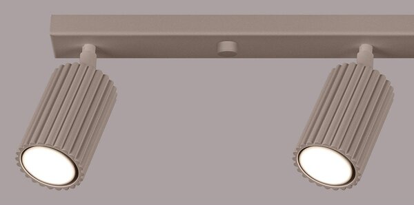 Taupe kovové bodové svítidlo 6,5x81 cm Gleam – Sollux