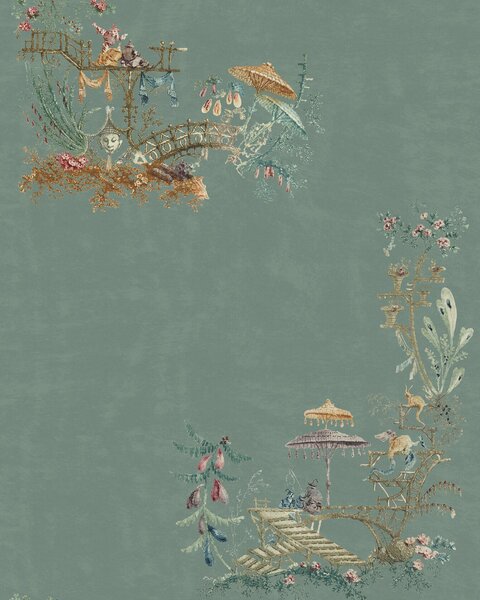 Mind the Gap WP 20437 Chinoiserie Blue