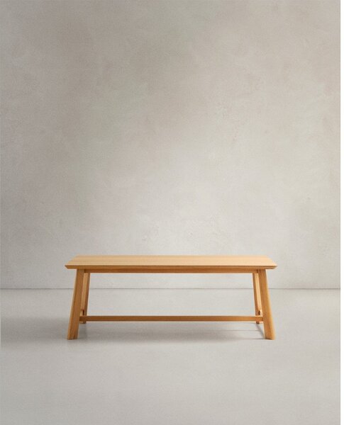 Jídelní stůl s deskou v dubovém dekoru 100x220 cm Idun – Kave Home