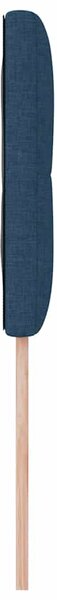 VidaXL Výškově nastavitelné čelo postele s čelo 100 cm textil [42007143] Barva: Modrá