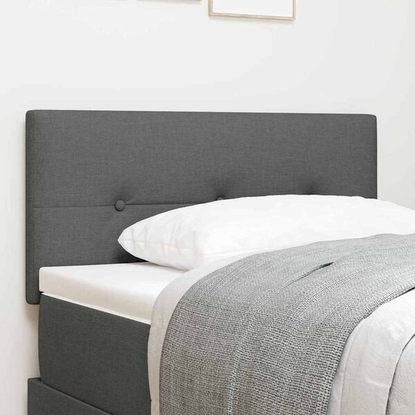 VidaXL Výškově nastavitelné čelo postele s čelo 100 cm textil [42007143] Barva: Modrá