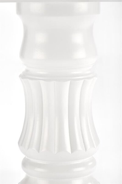 Rozkládací jídelní stůl 90-124 cm Ferrara (bílá) (pro 4 osoby)
