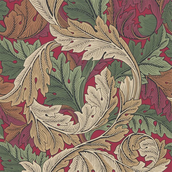 Morris & Co Acanthus odstín: Madder/Thyme