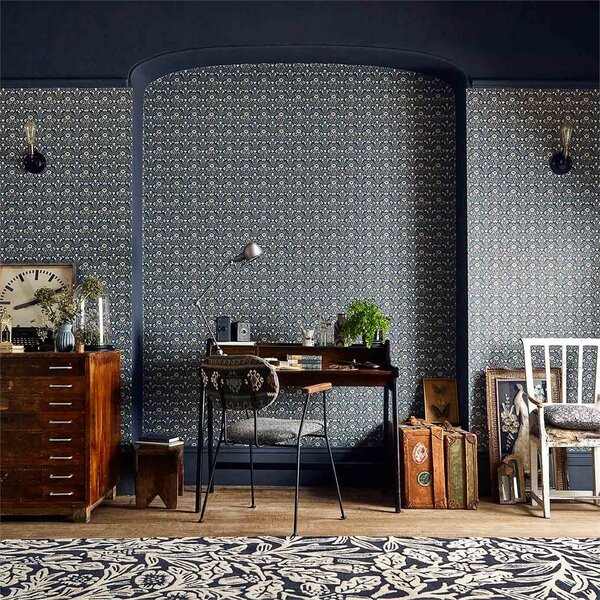 Morris & Co Morris Bellflowers odstín: Indigo/Linen