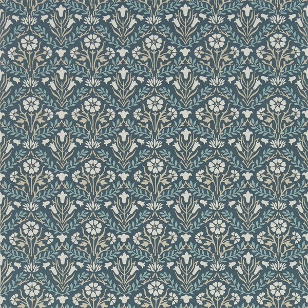 Morris & Co Morris Bellflowers odstín: Indigo/Linen