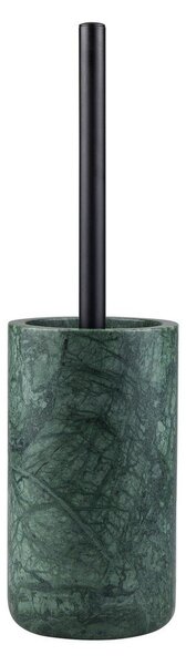 Tmavě zelená mramorová WC štětka Marble – Mette Ditmer Denmark