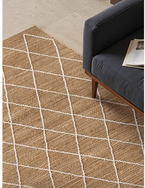 Ručně tkaný jutový koberec v přírodní barvě 120x180 cm Kunu – Hanse Home