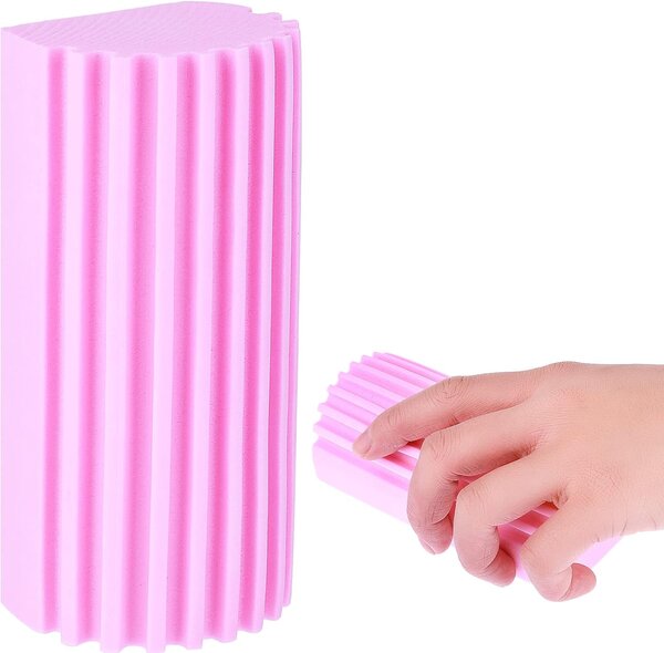 SRUB DADDY Houba na prach, čistící houbička SCRUB DADDY DUSTER, růžová