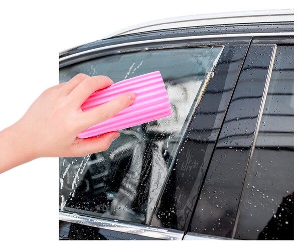 SRUB DADDY Houba na prach, čistící houbička SCRUB DADDY DUSTER, růžová