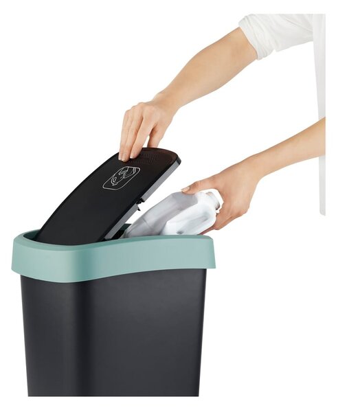 Odpadkový koš z recyklovaného plastu 25 l Twist - Rotho