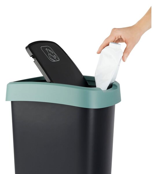 Odpadkový koš z recyklovaného plastu 25 l Twist - Rotho