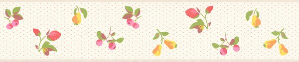 Samolepicí bordura na zeď Rasch 288598, Petite Fleur, 10,8 cm x 5 m