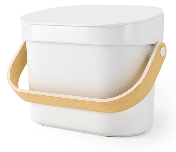 Bílá nádoba na kompostovatelný odpad 4 l Bellwood – Umbra