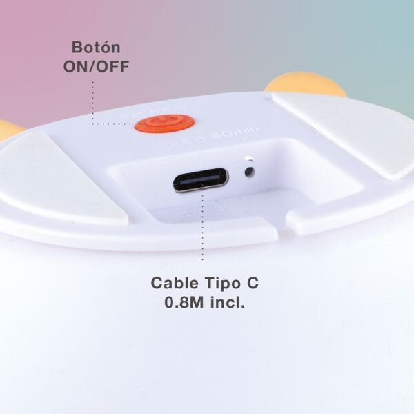 Noční světlo kuře 11cm GSC, teplá + RGB, nabíjecí, 3 roky záruka