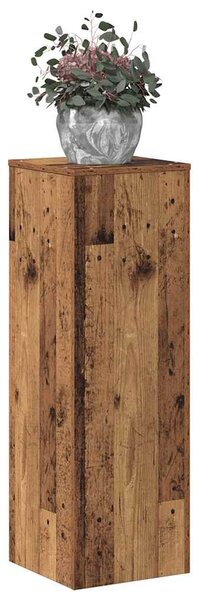 Stojan na rostliny old wood 33 x 33 x 100 cm kompozitní dřevo