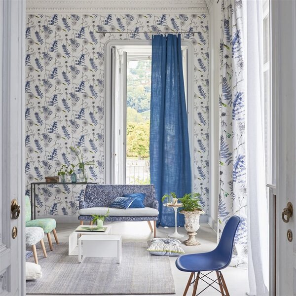 Designers Guild - Acanthus Odstín tapety: Indigo