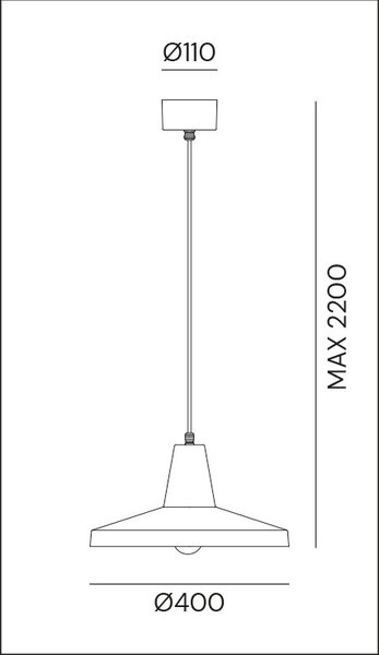 Industriální lustr do obýváku Il Fanale OFFICINA 268.02.FF