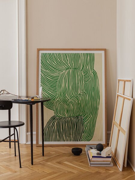 Autorský mini plakát Green Ocean by Rebecca Hein A5